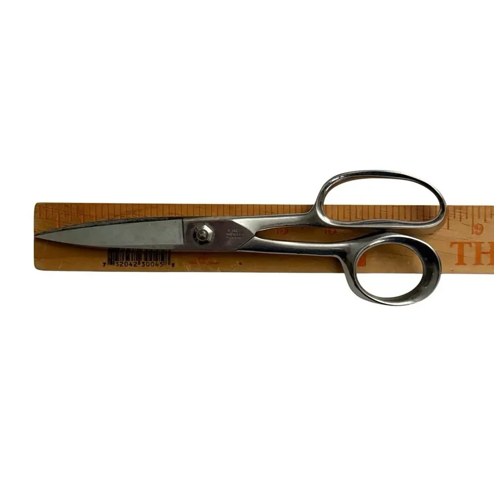 Vintage Cutco 8″ Chrome Scissors - Made in USA - Take-Apart All-Metal Shears